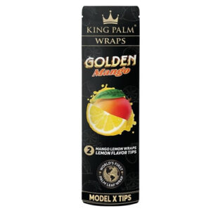 King Palm Blunt Wraps Golden Mango XL x 2