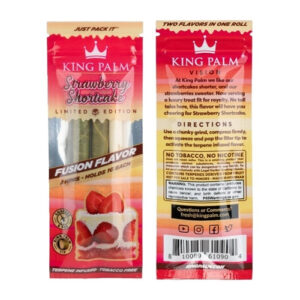 King Palm Strawberry Shortcake 2 Mini Rolls