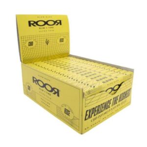 ROOR CBD Rice Hemp Rolling Papers + Tips