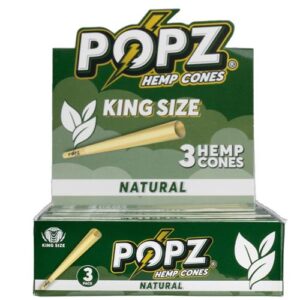 POPZ - 3 Hemp King Size Cones